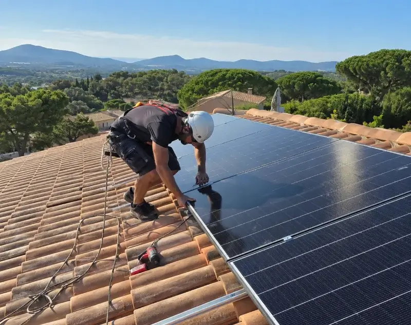 Installateur panneaux solaires Taponas — pose photovoltaïque sur toiture