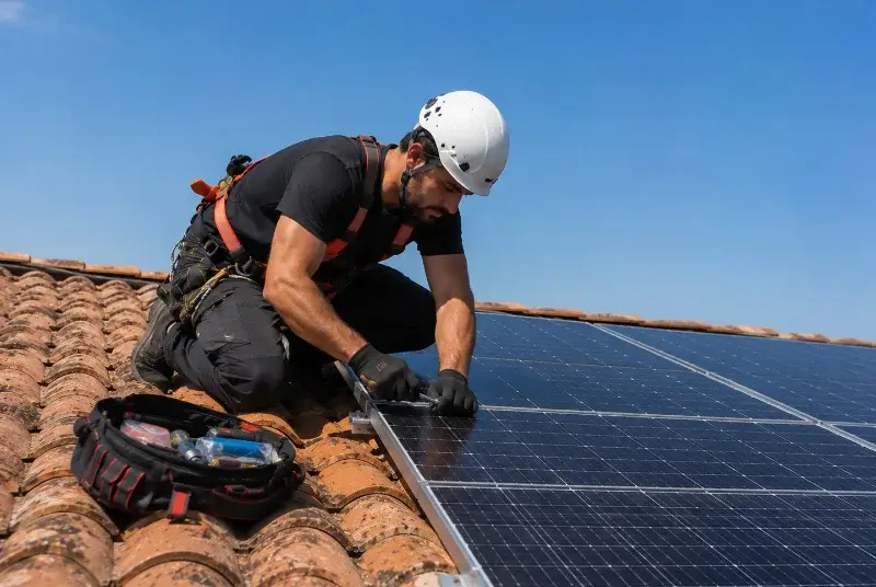 Maintenance et monitoring de panneaux solaires à Taponas